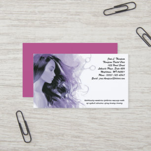 💜 Carte de visite beauté Lavande de rêve
