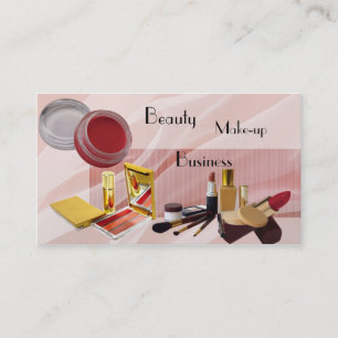 Carte de visite Beauté Maquillage Rose