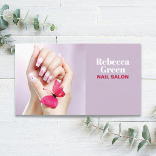Carte De Visite Beauté moderne Manicuriste Nail Artiste Nail Salon