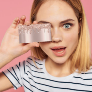 Carte De Visite Beauty Studio Spa Lash Rose Gold Drivers