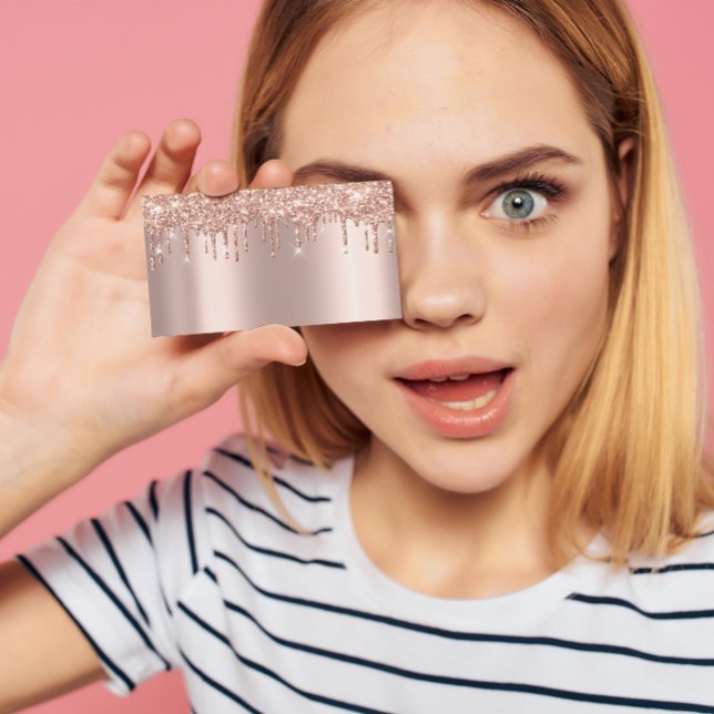 Carte De Visite Beauty Studio Spa Lash Rose Gold Drivers (Créateur téléchargé)