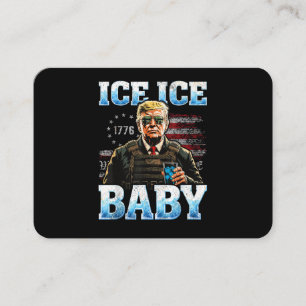 Carte De Visite Bébé Glace Drôle Trump