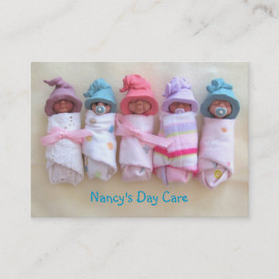 Carte De Visite Bébés d'argile : Soin de jour, Childcare, affair
