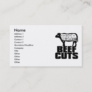 Carte De Visite Beef_Cuts