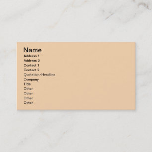 Carte De Visite Beige