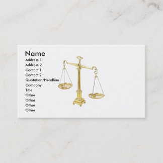 Carte De Visite Bel ensemble d'échelles en laiton