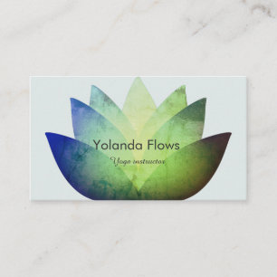 Carte De Visite Belle fleur de Lotus