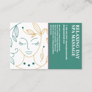Carte De Visite Belle ligne Spa   Cosmétiques