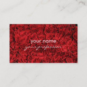 Carte De Visite belle photographie élégante élégante de roses