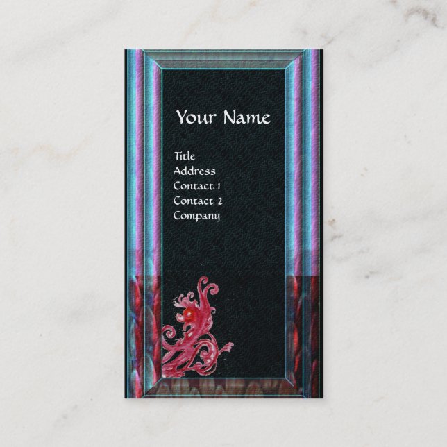 CARTE DE VISITE BÉRIES MAGIQUES 6 MONOGRAMME (Devant)