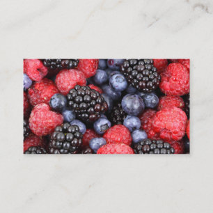Carte De Visite Berry blueberry