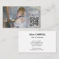 Berthe Morisot - Femme à sa toilette - Code QR