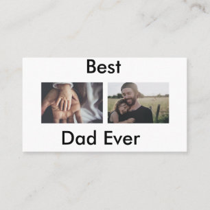 Carte De Visite best dad ever happy fête des pères ajouter votre p