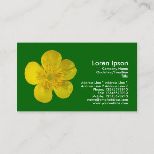 Carte De Visite Beurre - Vert herbe