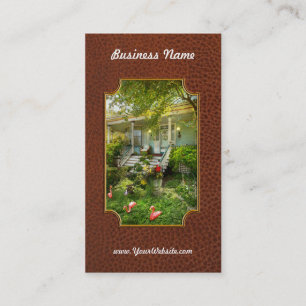 Carte De Visite - Bevidere NJ - perchoir victorien de Flamants