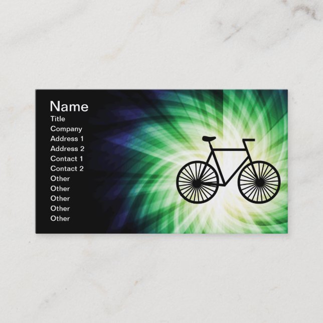 Carte De Visite Bicycle cool (Devant)