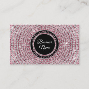 Carte De Visite Bijouterie Boutique Pink Bling
