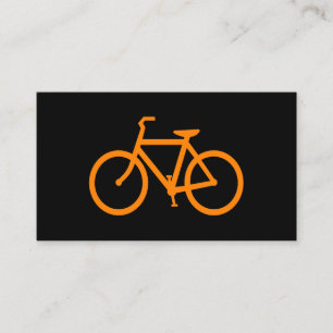 Carte De Visite Bike orange