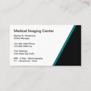 Carte De Visite Bilatéral moderne de radiologie Médicale