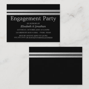 Carte De Visite Billet de la partie de l'engagement à l'huile d'ar
