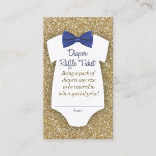 Carte De Visite Billet de rabat Baby shower Bowtie