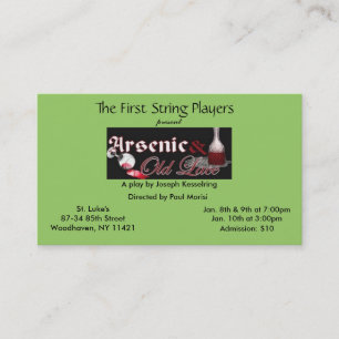 Carte De Visite billets