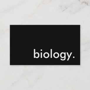 Carte De Visite biologie.