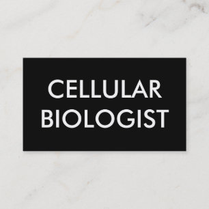 Carte De Visite biologiste cellulaire