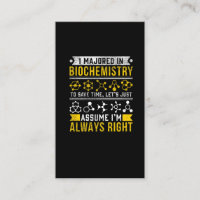 Biologiste du Humour de biochimie Blague de scient