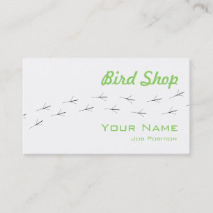Carte de visite Bird Shop