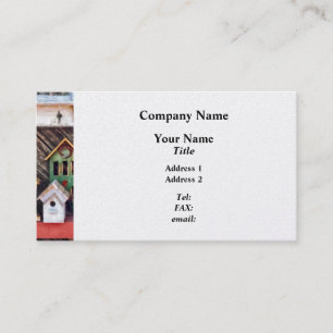 Carte De Visite Birdhouses