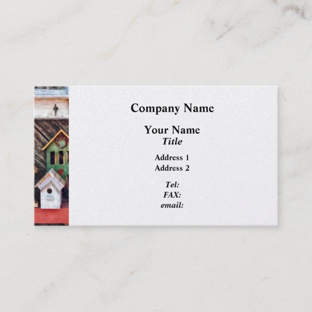 Carte De Visite Birdhouses (Devant)