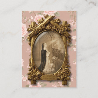 Carte De Visite Bl. Imelda First Holy Communion Remembrance Card
