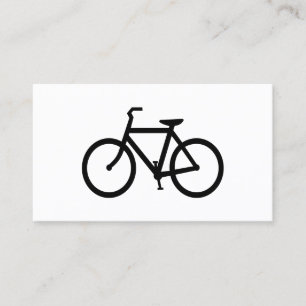 Carte De Visite Black bicycle