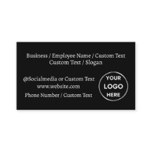 Black Custom Logo Texte Moderne Minimaliste Entrep