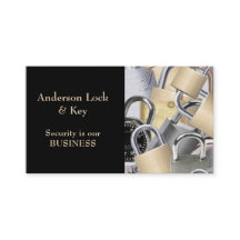 Carte de visite Black Gold Locksmith