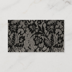 Carte De Visite Black Lace