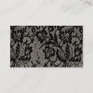 Carte De Visite Black Lace