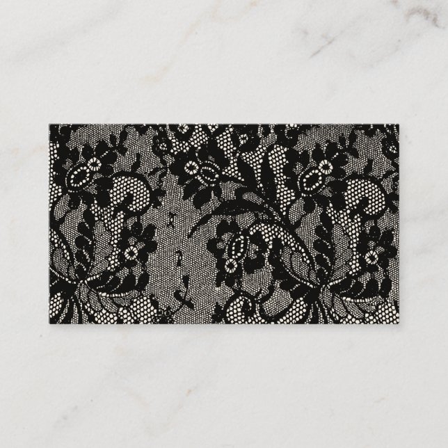 Carte De Visite Black Lace (Devant)