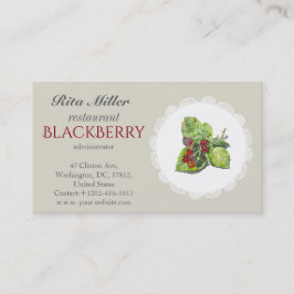 Carte De Visite BlackBerry
