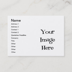CARTE DE VISITE BLANC - CRÉEZ VOTRE PROPRE CADEAU FAIT SUR