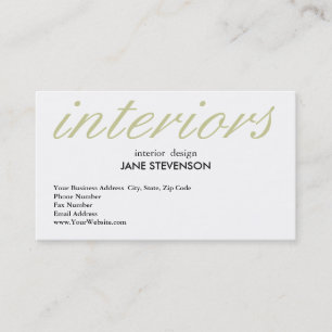 Carte de visite blanc simple mignon de dessinateur