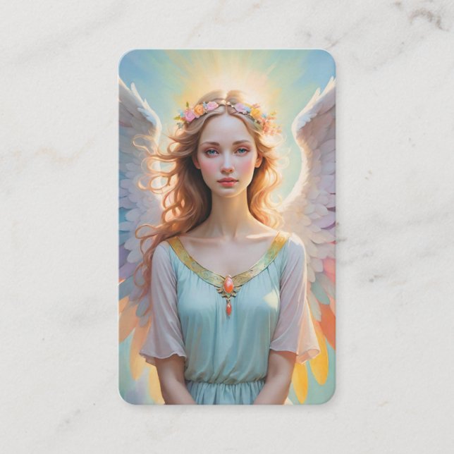 Carte De Visite Blank Oracle Angel Messages Cards (Devant)