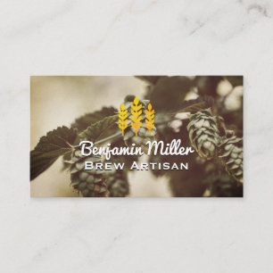 Carte De Visite Blé   Brasserie   Artisan
