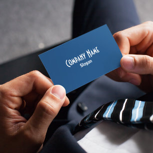 Carte De Visite Bleu