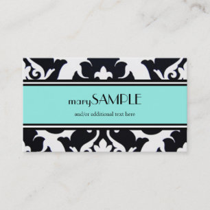 Carte De Visite Bleu