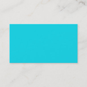 Carte de visite bleu Aqua Neon