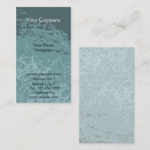 Carte De Visite bleu boueux