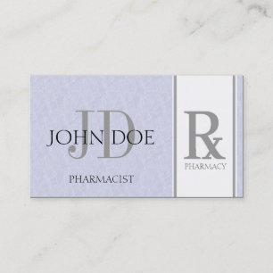 Carte De Visite Bleu de ciel de pharmacien/de lumière pharmacie d