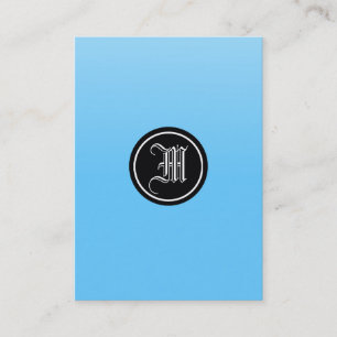 Carte De Visite Bleu de ciel gothique